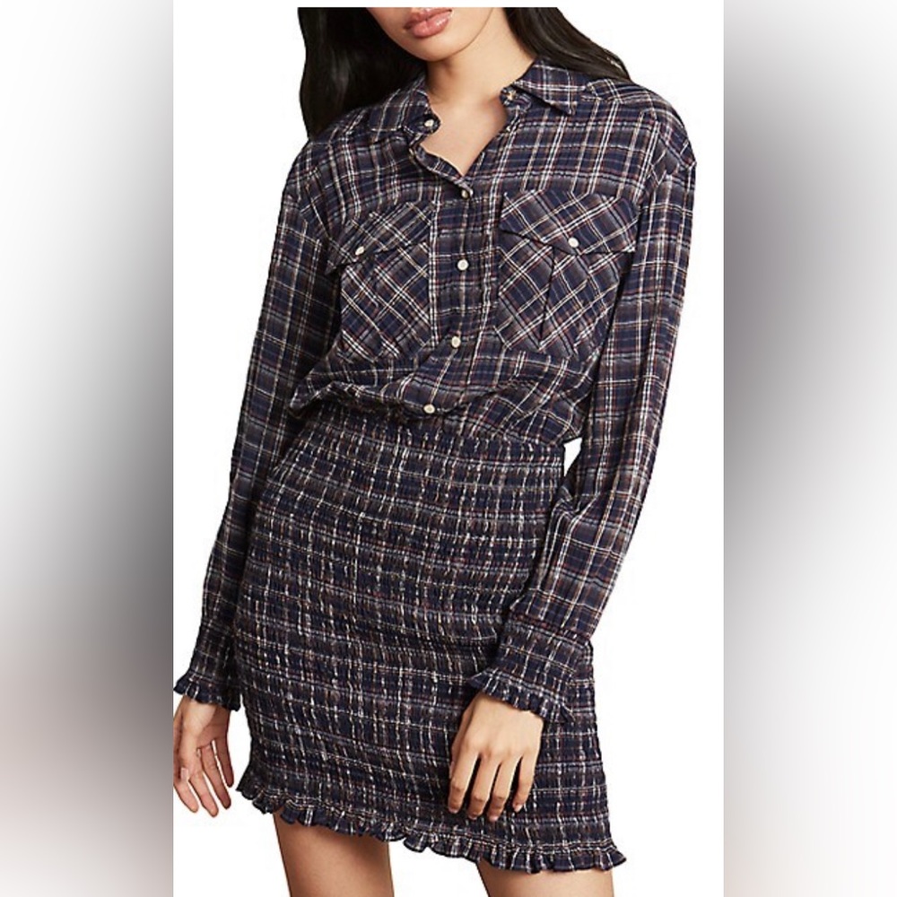 Veronica Beard
Melnar Plaid Mini Dress